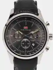Угольный мужские наручные часы Mini Focus MF0116G, с хронографом, в подарочной упаковке