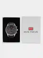 Угольный мужские наручные часы Mini Focus MF0116G, с хронографом, в подарочной упаковке