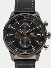 Черный мужские наручные часы Mini Focus MF0017G с хронографом, в подарочной упаковке