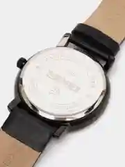 Голубой мужские наручные часы Skmei 1398L с кожаным ремешком