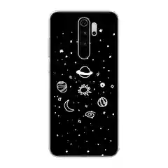 Зеленый силиконовый чехол на Xiaomi Redmi Note 8 Pro / Сяоми Редми Нот 8 Про прозрачный с рисунком