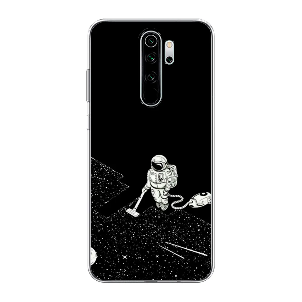 Карамельный силиконовый чехол на Xiaomi Redmi Note 8 Pro / Сяоми Редми Нот 8 Про прозрачный с рисунком