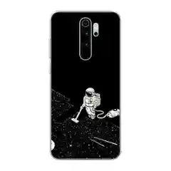 Карамельный силиконовый чехол на Xiaomi Redmi Note 8 Pro / Сяоми Редми Нот 8 Про прозрачный с рисунком