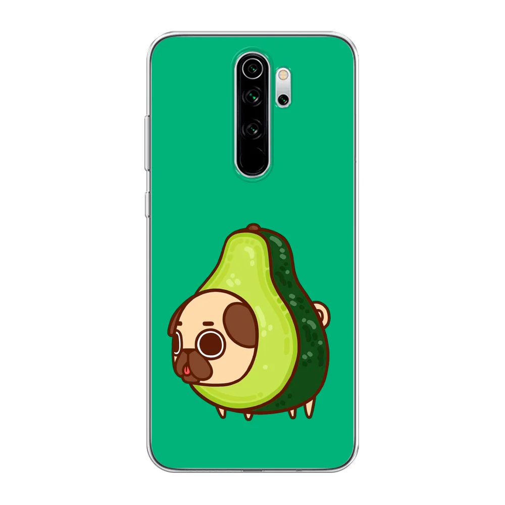 Мятный силиконовый чехол на Xiaomi Redmi Note 8 Pro / Сяоми Редми Нот 8 Про прозрачный с рисунком