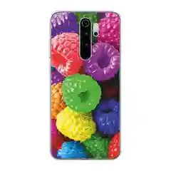 Фуксия силиконовый чехол на Xiaomi Redmi Note 8 Pro / Сяоми Редми Нот 8 Про прозрачный с рисунком