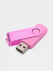 Розовый флешка SmartBuy Twist USB 2.0, 4 объема, карта памяти