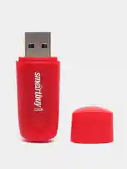 Красный флешка SmartBuy Scout USB 2.0, 5 объемов, карта памяти