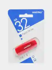 Красный флешка SmartBuy Scout USB 2.0, 5 объемов, карта памяти