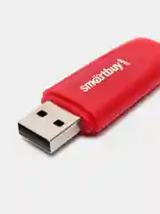 Красный флешка SmartBuy Scout USB 2.0, 5 объемов, карта памяти