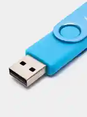 Синий флешка SmartBuy Twist USB 2.0, 4 объема, карта памяти