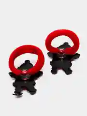 Красный резинки новогодние