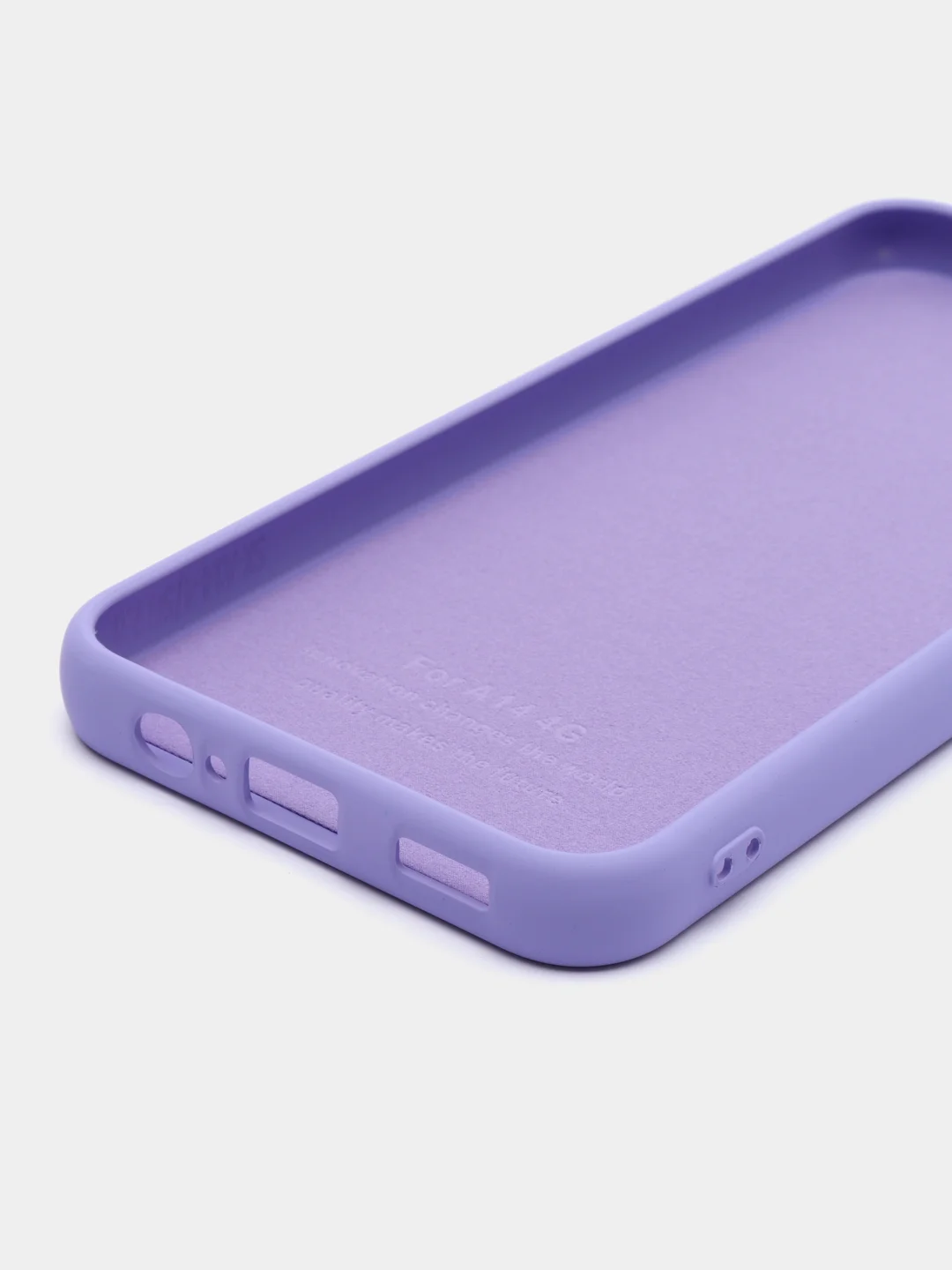 Лавандовый чехол силиконовый для Samsung Galaxy A14 (Самсунг Галакси А14 Silicone Cover)