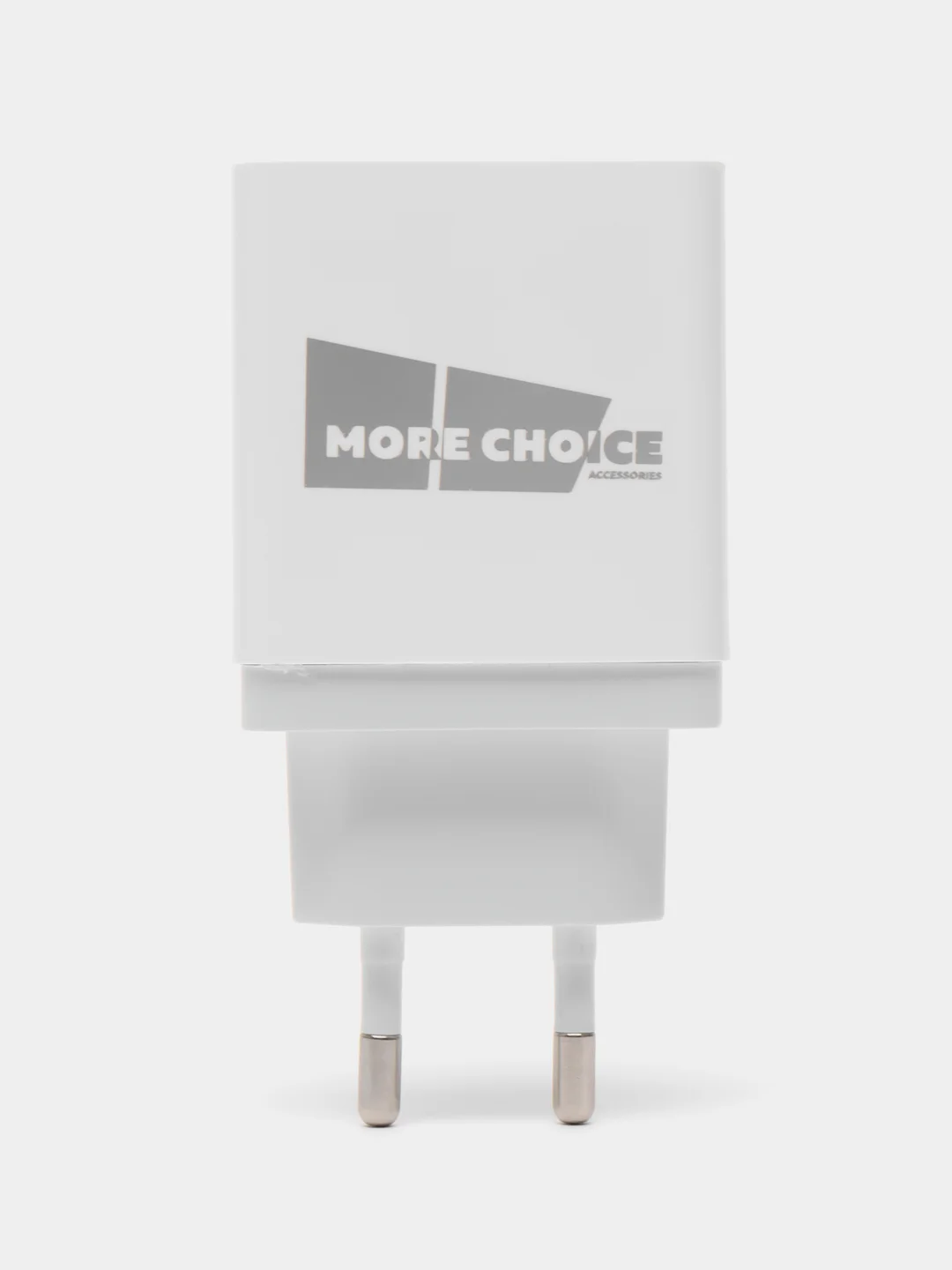 Белый сзу для быстрого заряда, More choice NC71S, 2USB, 3.0A, QC 3.0 + PD