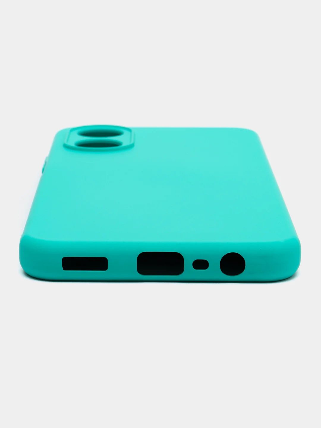 Бирюзовый чехол силиконовый для Oppo A17 / A17K, Оппо А17, А17К Silicone Cover