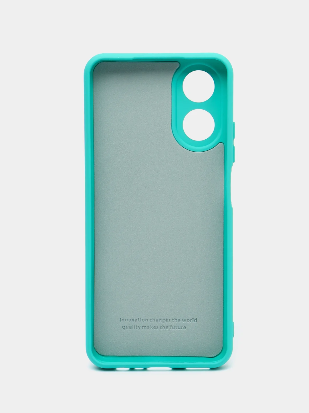 Бирюзовый чехол силиконовый для Oppo A17 / A17K, Оппо А17, А17К Silicone Cover