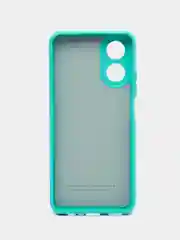 Бирюзовый чехол силиконовый для Oppo A17 / A17K, Оппо А17, А17К Silicone Cover