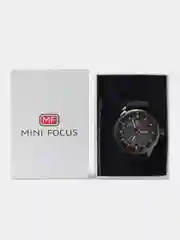 Оранжевый мужские наручные часы Mini Focus MF0027G с календарём, в подарочной упаковке