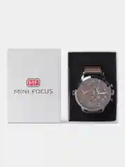 Коричневый мужские наручные часы Mini Focus MF0030G с хронографом, в подарочной упаковке