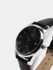 Черный мужские наручные часы Skmei 9058G с календарём в подарочной упаковке