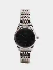 Черный женские наручные часы Skmei 9058CS-L с металлическим браслетом и календарем