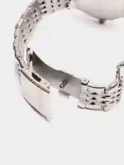 Черный женские наручные часы Skmei 9058CS-L с металлическим браслетом и календарем