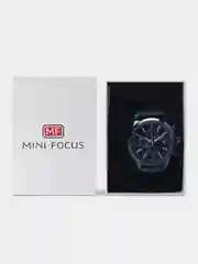 Синий мужские наручные часы Mini Focus MF0084G, хронографом, в подарочной коробке