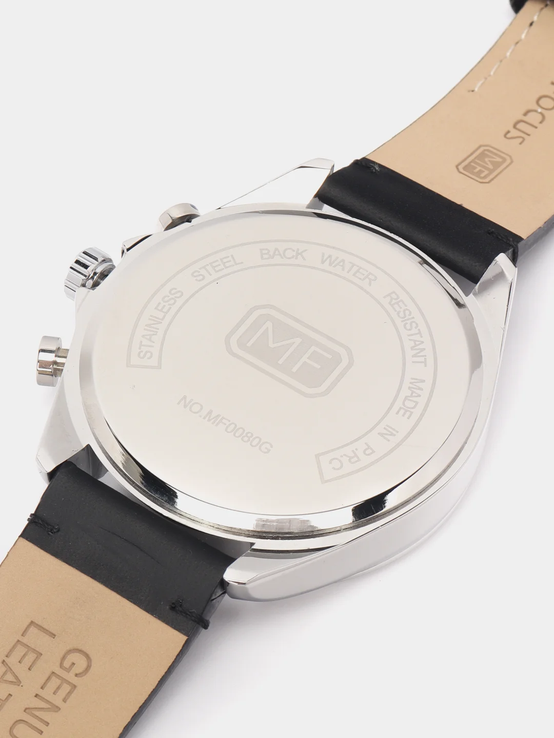 Серебряный мужские наручные часы Mini Focus MF0080G, с хронографом, в подарочной упаковке