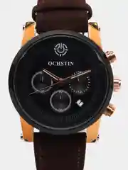 Черный мужские наручные часы Ochstin 6052C с хронографом в подарочной упаковке