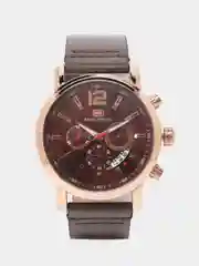 Золотой мужские наручные часы Mini Focus MF0086G с хронографом, в подарочной упаковке