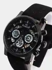 Черный мужские наручные часы Ochstin 6052B с хронографом в подарочной упаковке