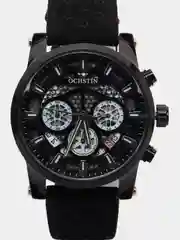 Черный мужские наручные часы Ochstin 6052B с хронографом в подарочной упаковке