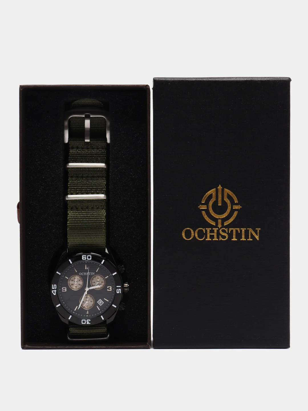 Зелёный хаки наручные часы Ochstin 7113B