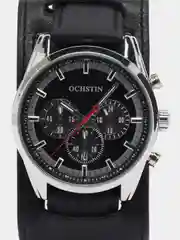 Черный мужские наручные часы Ochstin 7229 с хронографом в подарочной упаковке