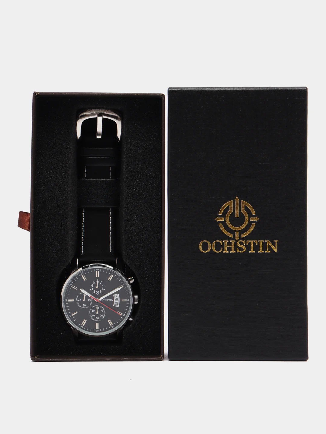 Хром мужские наручные часы Ochstin 7226 с хронографом в подарочной упаковке