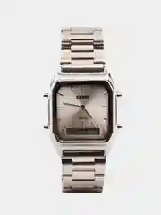 Серебряный мужские спортивные наручные часы Skmei 1220 в подарочной упаковке