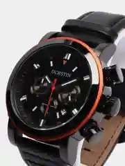 Оранжевый мужские наручные часы Ochstin 6064A с хронографом в подарочной упаковке