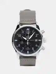 Серебряный мужские наручные часы Ochstin 6043D с хронографом в подарочной упаковке