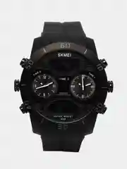 Черный мужске наручные часы Skmei 1355 в подарочной упаковке