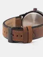 Черный мужские наручные часы Mini Focus MF0150G с календарём, в подарочной упаковке