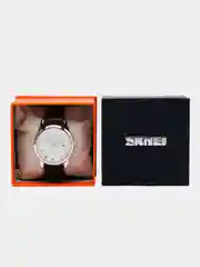 Коричневый мужские наручные часы Skmei 9058G с календарём в подарочной упаковке