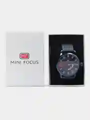 Синий мужские наручные часы Mini Focus MF0154G с календарём, в подарочной упаковке
