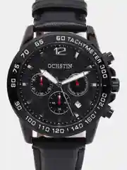 Черный мужские наручные часы Ochstin 6117A с хронографом в подарочной упаковке