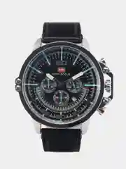 Серебряный мужские наручные часы Mini Focus MF0095G, с хронографом, в подарочной упаковке