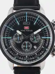Серебряный мужские наручные часы Mini Focus MF0095G, с хронографом, в подарочной упаковке