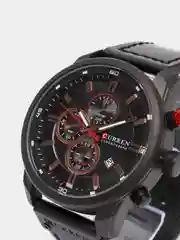 Черный мужские наручные часы Curren 8291 в подарочной упаковке