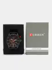 Черный мужские наручные часы Curren 8291 в подарочной упаковке