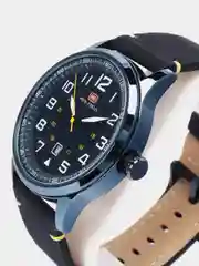 Синий мужские наручные часы Mini Focus MF0166G с календарём, в подарочной упаковке