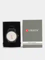 Серебряный мужские наручные часы Curren 8286 с календарем в подарочной упаковке