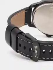Серебряный мужские наручные часы Curren 8286 с календарем в подарочной упаковке