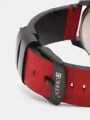 Бордовый мужские наручные часы Curren 8306 в подарочной упаковке
